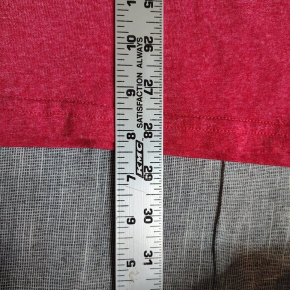 Super Mario Brothers Nintendo T-Shirt Size Medium Red Heathered Retro Casual 90s - Picture 8 of 11